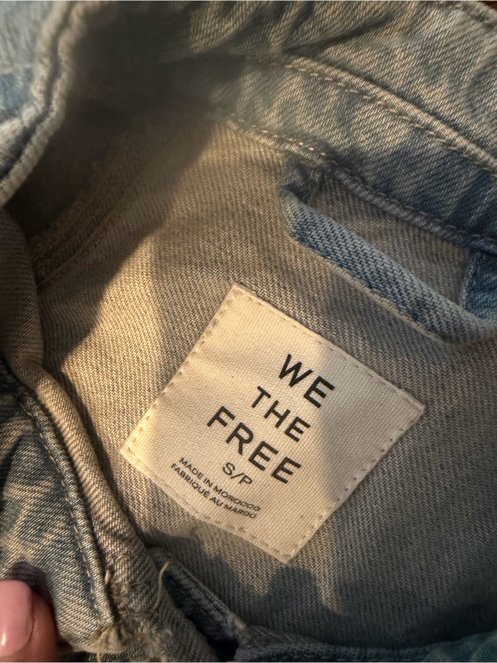 Free People denim jacket vanilla breeze - Picture 6 of 6